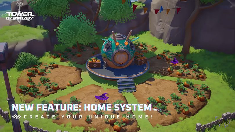 Housing system in Tower of Fantasy update 1.5