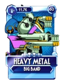 La variante Heavy Metal de Big Band dans Skullgirls