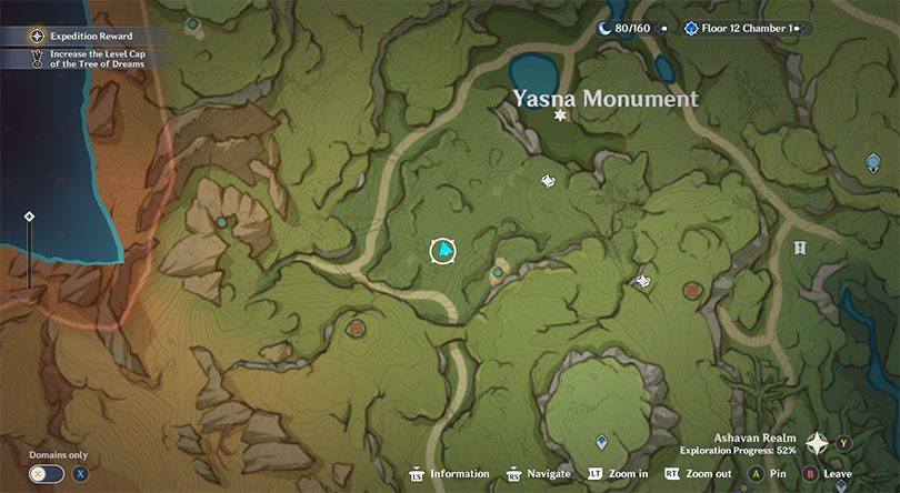 Location of the seventh Vasmrti in Genshin Impact