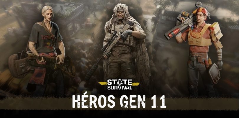Guide des héros de gen 11 dans State of Survival