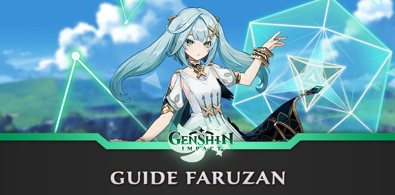 Guide Faruzan Genshin Impact : Build, armes et Artéfacts