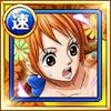 Icône Nami, femme ninja ensorcelante dans la tier list One Piece Treasure Cruise