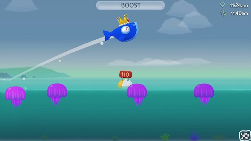 Fish Out the Water, one of the remastered Halfbrick games