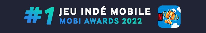 Meilleur jeu indé mobile Mobi Awards 2022 - Skies of Chaos