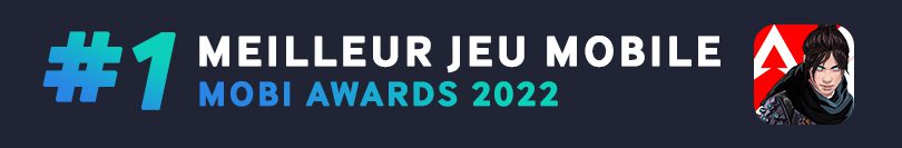Meilleur jeu mobile 2022 Mobi Awards - Apex Legends Mobile