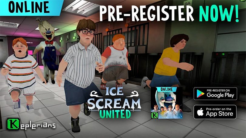 Préinscriptions à Ice Scream United Multiplayer Online de Keplerians