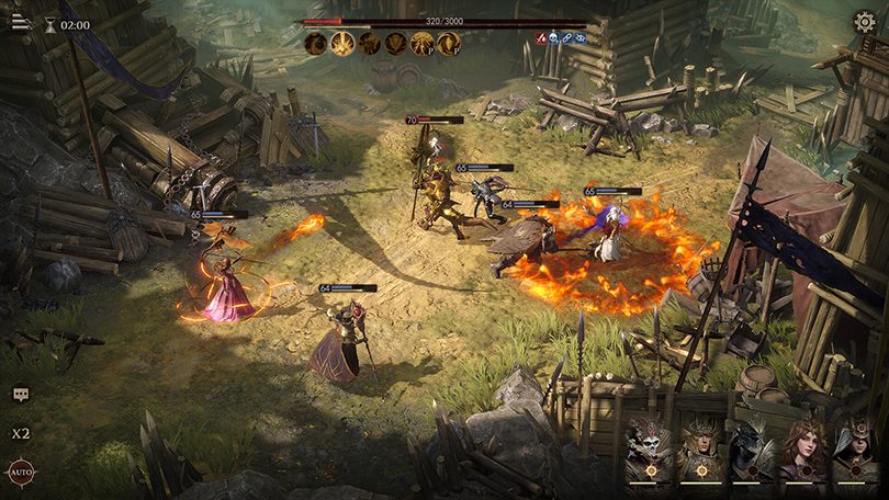 Screenshot gameplay Dragonheir: Silent Gods pour les préinscriptions