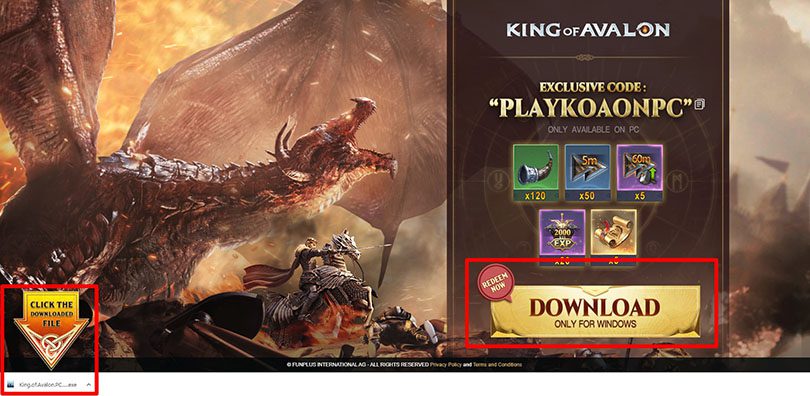 download king of avalon pc (official)
