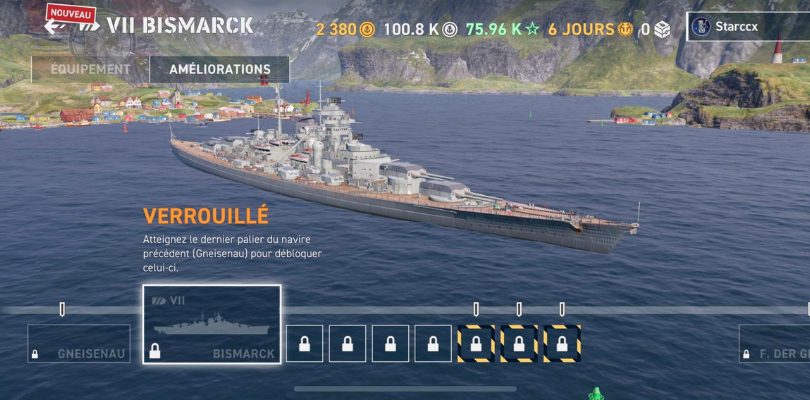 Cuirassé Bismarck meilleur bateau World of Warships