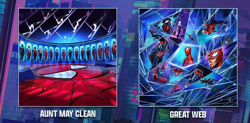 Emplacements Marvel Snap Aunt May Clean et Great Web