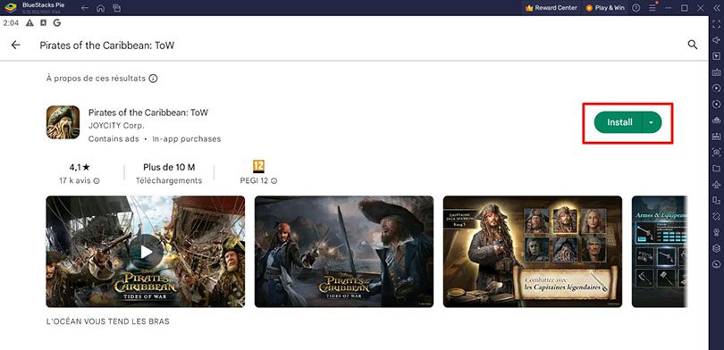 Google Play Pirates of the Caribbean ToW